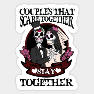 Halloween Couples Matching Sticker